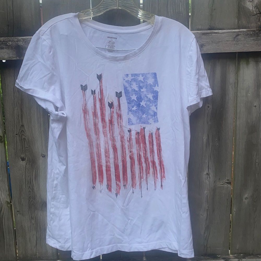 Flag tee sz. XL